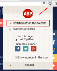 Wyłącz AdBlock Plus dla moviemakeronline.com w Chrome i Operze